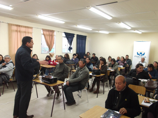 Charla a profesores de Diego de Almagro