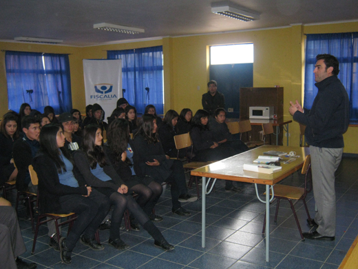 Charla a Liceo Japón de Huasco