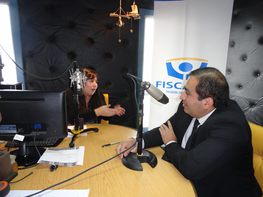 A consultas sobre violencia intrafamiliar respondió el Fiscal  Rodrigo Valladares, en una entrevista en Radio Stylo FM de Quellón