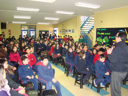 Charla a alumnos Colegio Altamira 5º y 6º básico