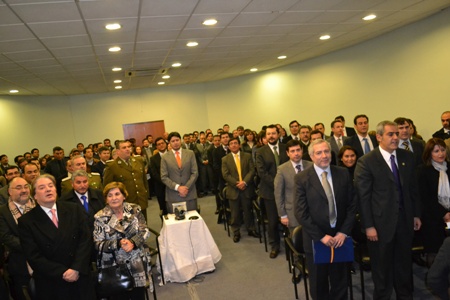 Ceremonia de inicio de mando de nuevo Fiscal Regional Metropolitano Sur, Raúl Guzmán.