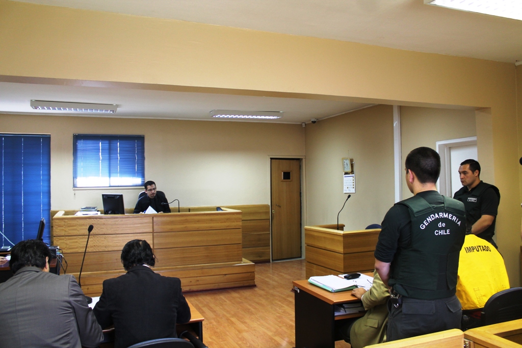 La audiencia de revisión de la prisión preventiva se efectuó en el Juzgado de Letras y Garantía de Río Bueno.