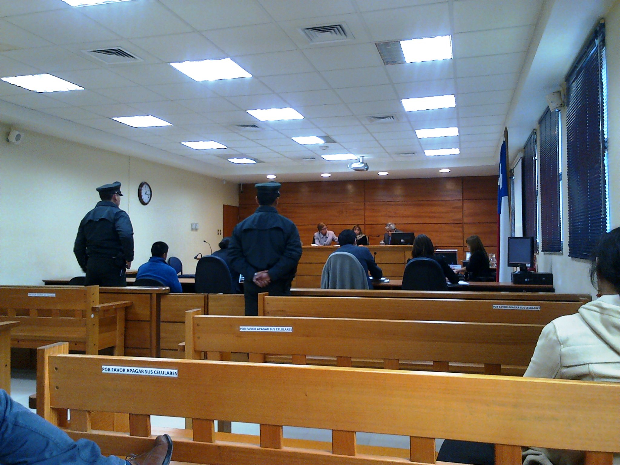 El juicio oral se efectuó en el Tribunal Oral en lo Penal de Valdivia.