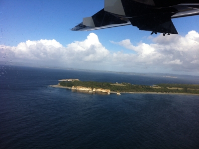 Sobrevuelo a las zonas de seguridad