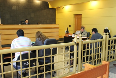 En la audiencia el fiscal Christian González entregó detalles de la investigación. 
