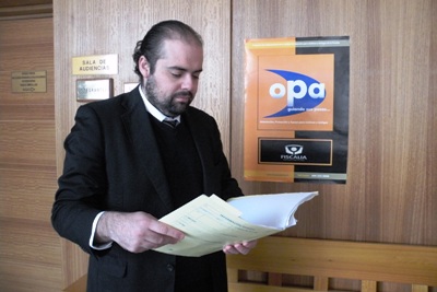 Fiscal Juan Pablo Aguilera informó sobre el resultado de la audiencia.
