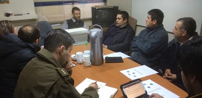 Reunión con Bomberos 