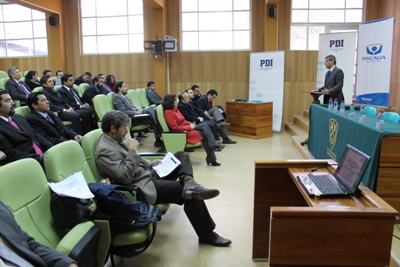 La jornada fue inaugurada por el fiscal regional, Héctor Mella Farías, quien valoró la importancia de la actividad.   