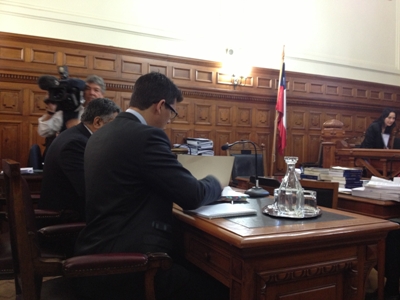 El abogado Nicolás Calvo expuso los argumentos de la fiscalía. 