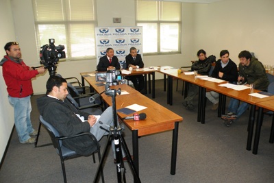 El Fiscal Regional, Enrique Labarca y el Director Ejecutivo Regional comunicaron las estadísticas