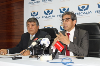 El fiscal regional Héctor Mella y el director ejecutivo Neylán Valdivia entregaron hoy las cifras de gestión del primer semestre. 