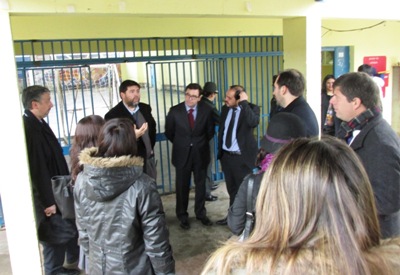 Los fiscales recorrieron el recinto acompañados por personal del Sename y Gendarmería.