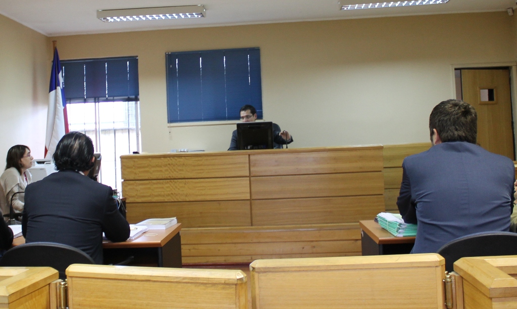 El control de la detención se efectuó este mediodía en el Juzgado de Garantía de Río Bueno.