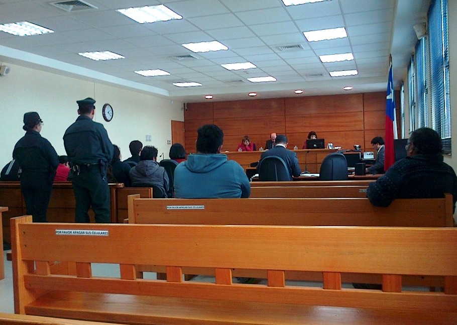 El juicio se realiza en el Tribunal Oral en lo Penal de Valdivia.