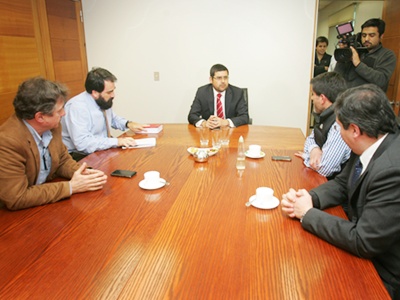 El encuentro se desarrolló en el cuarto piso de la Fiscalía Regional.