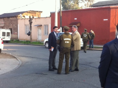 Fiscal Mauricio Vergara instruyó las primeras diligencias a la policía.