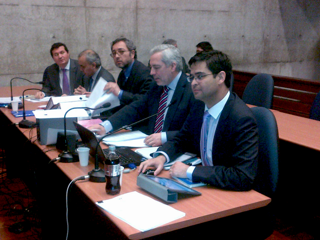 Equipo de fiscales durante la audiencia de formalización