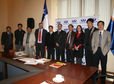 Delegación china en conjunto con directivos de la Unidad de Cooperación Internacional y Extradiciones de la Fiscalía Nacional