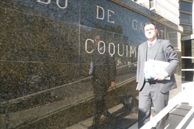Fiscal Claudio Correa, de la fiscalía local de Coquimbo.