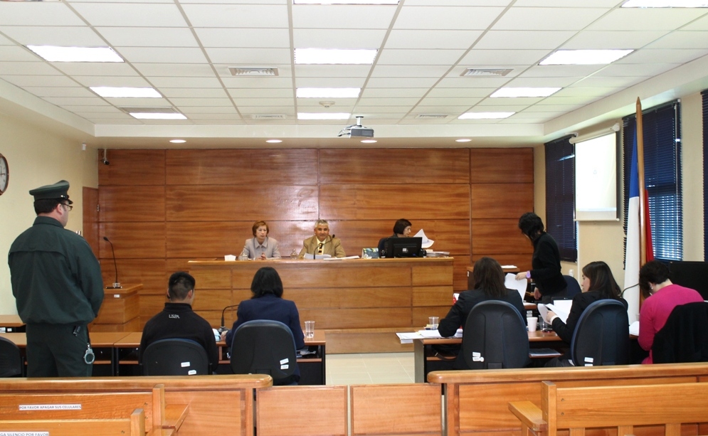 El juicio oral se efectuó en el Tribunal Oral en lo Penal de Valdivia. 