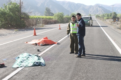 El fiscal Juan Sebastián de la Fuente se constituyó en el lugar del fatal hecho y ordenó las diligencias respectivas.