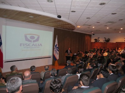 Fiscal Regional Cristián Aguilar en su última cuenta pública