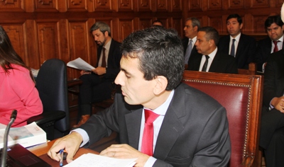 Fiscal Carlos Gajardo fue el encargado de realizar los alegatos por parte del Ministerio Público