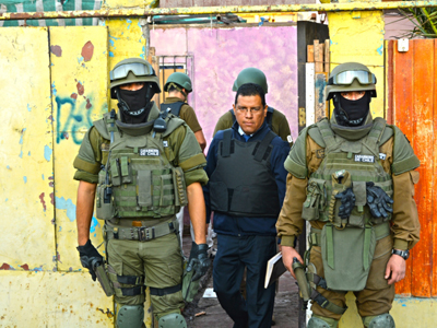 El mega operativo fue dirigido por el Fiscal Adjunto Elías Gutierrez 