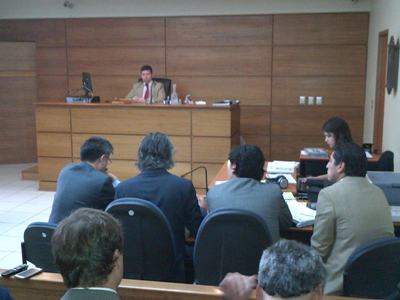La audiencia fue encabezada por el Fiscal regional, Pablo Gómez Niada.