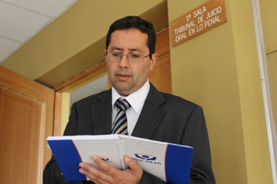 Los antecedentes del caso fueron presentados en la audiencia por el fiscal jefe de Copiapó, Gabriel Meza Peña. 