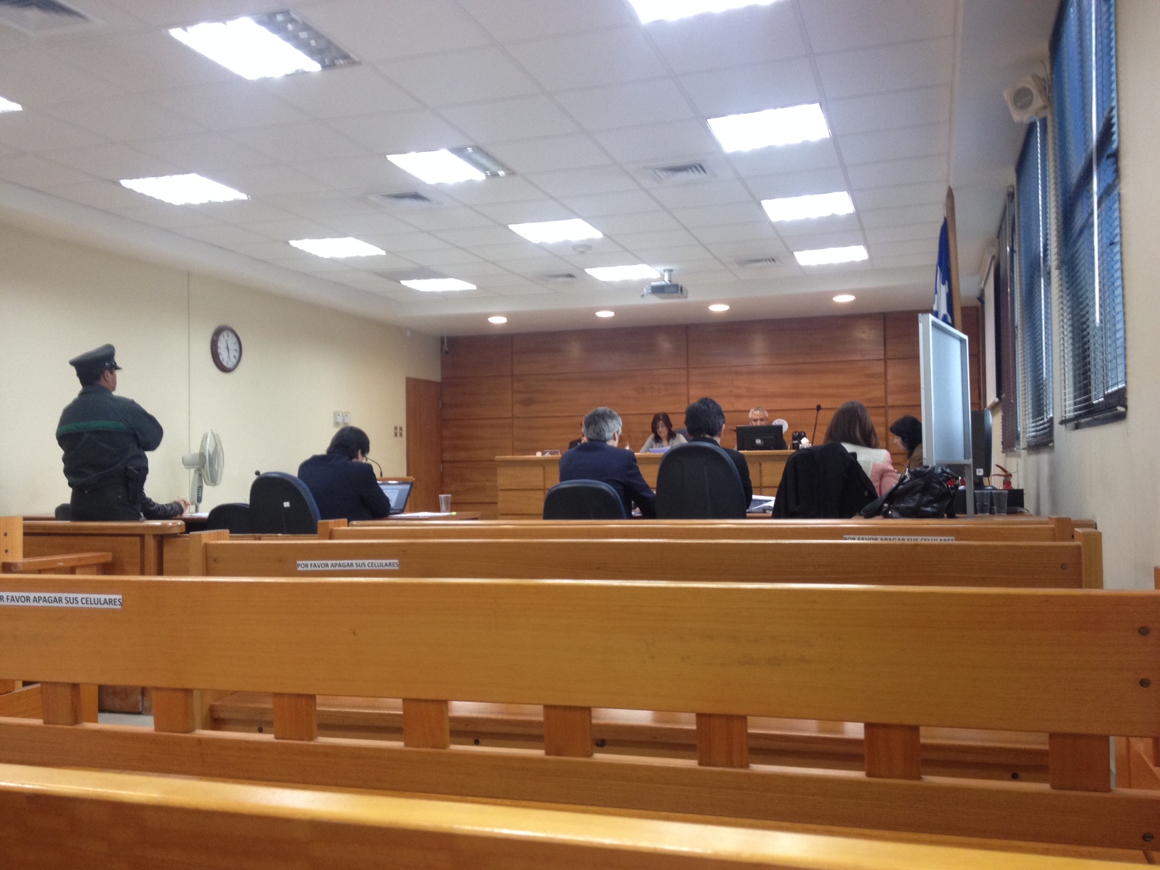 El juicio oral se efectuó en el Tribunal Oral en lo Penal de Valdivia