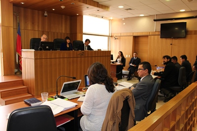 El juicio comenzó en la tercera sala del tribunal oral de La Serena.