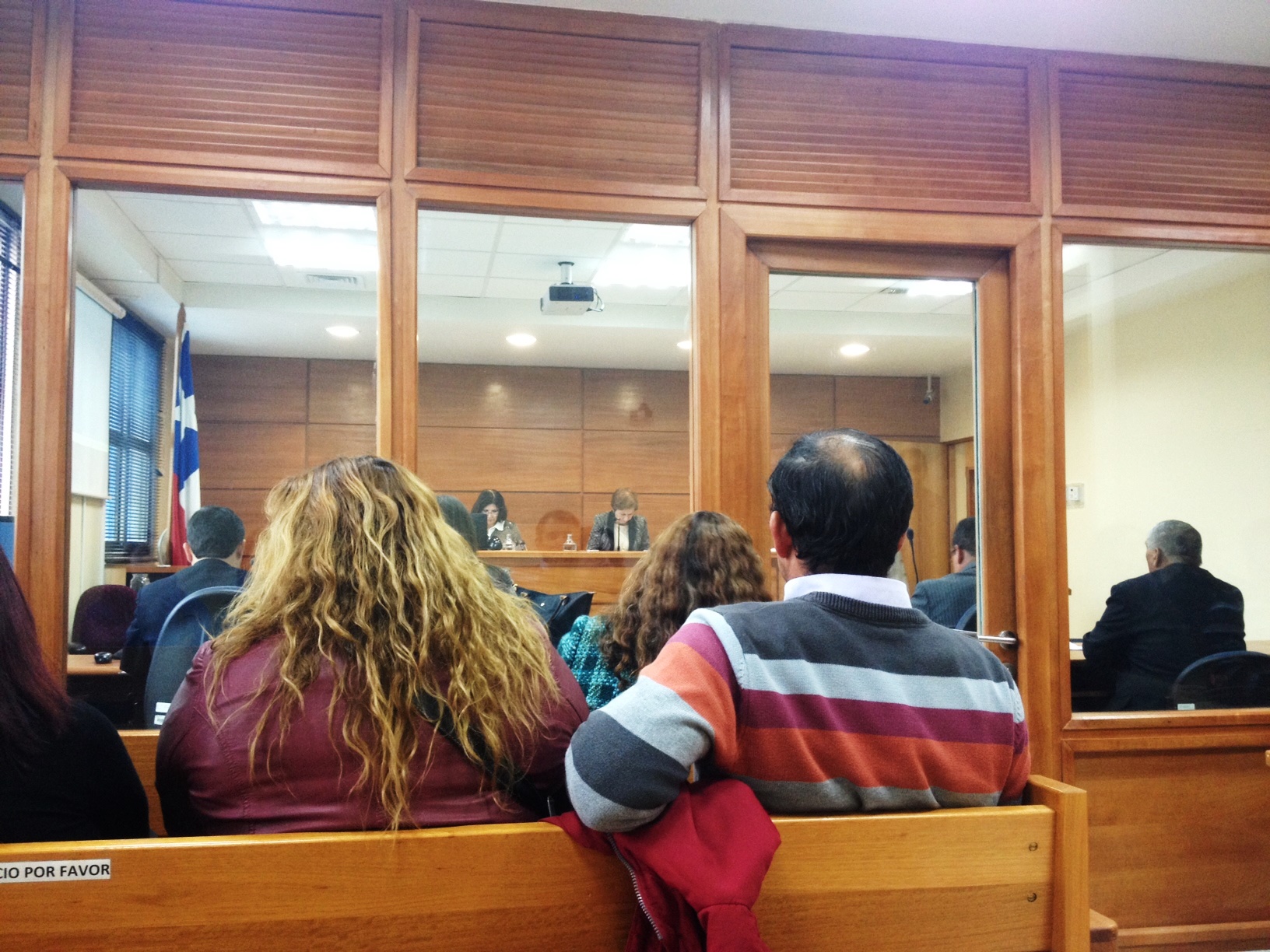 El juicio oral se efectuó en el Tribunal Oral en lo Penal de Valdivia. 