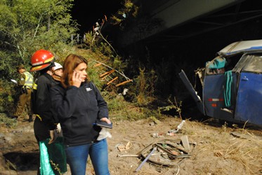 La Fiscal de San Fernando, Teresa Gaete, coordinó el trabajo con personal especializado de Carabineros. 