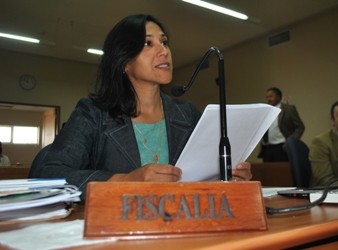 Pilar Moya, fiscal de la causa.