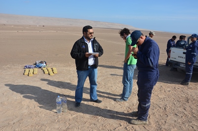 El Fiscal Patricio Espinoza se trasladó hasta el lugar donde se registró el hecho, cerca de la frontera con Perú.