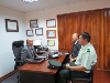 Fiscal Regional Cristian Aguilar con profesionales de Gendarmería