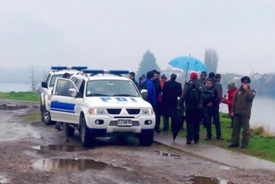 El hallazgo se registró en horas de esta mañana en el sector Ribera Sur de Puerto Aysén. (Foto: Canal 11 Puerto Aysén) 