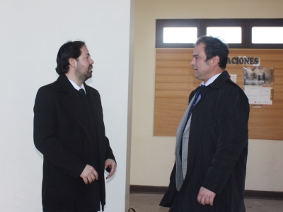 El Fiscal de Osorno, Matías Montero, junto al Fiscal Regional Marcos Emilfork Konow.