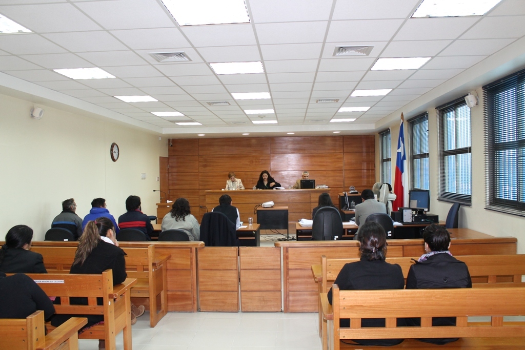Juicio en el Tribunal Oral en lo Penal de Valdivia (foto de archivo)
