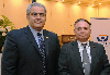 En la foto, el actual Fiscal Regional, Rafael Mera, y el Fiscal Nacional, Sabas Chahuán.