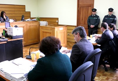 Audiencia de control de detención de los imputados en el Juzgado de Garantía de Talcahuano.