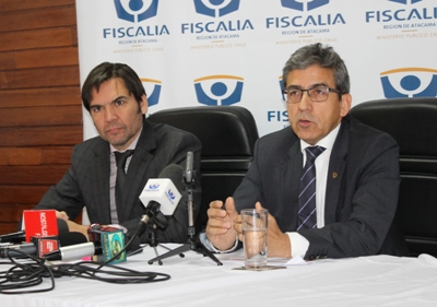 Las cifras fueron entregadas por el Fiscal Regional, Héctor Mella Farías; y el Director Ejecutivo Regional, Néstor Gómez Canales.