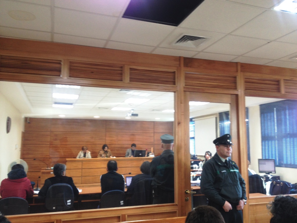 El juicio se efectuó en el Tribunal Oral en lo Penal de Valdivia