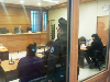 Fiscal Felipe Aguirre  en audiencia de comunicación de sentencia.