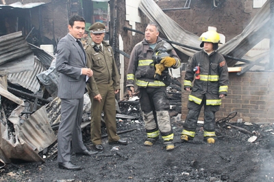 Las diligencias en el lugar del siniestro fueron ordenadas esta mañana por el fiscal Juan Sebastián de la Fuente.