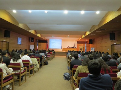 Las Jornadas se realizaron en el auditorium Andres Sabella en la UCN