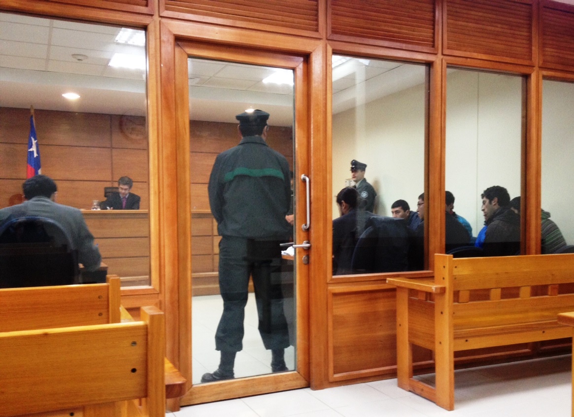 La audiencia se efectuó esta mañana en el Juzgado de Garantía de Valdivia