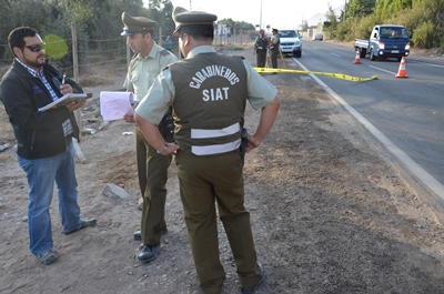 La Fiscalía trabajó junto a la Sección Investigadora de Accidentes de Tránsito de Carabineros.