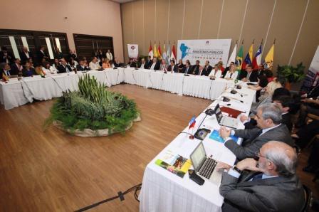 Inauguración de la XIX Reunión Especializada de Ministerios Públicos del Mercosur, en la ciudad de Encarnación en Paraguay.